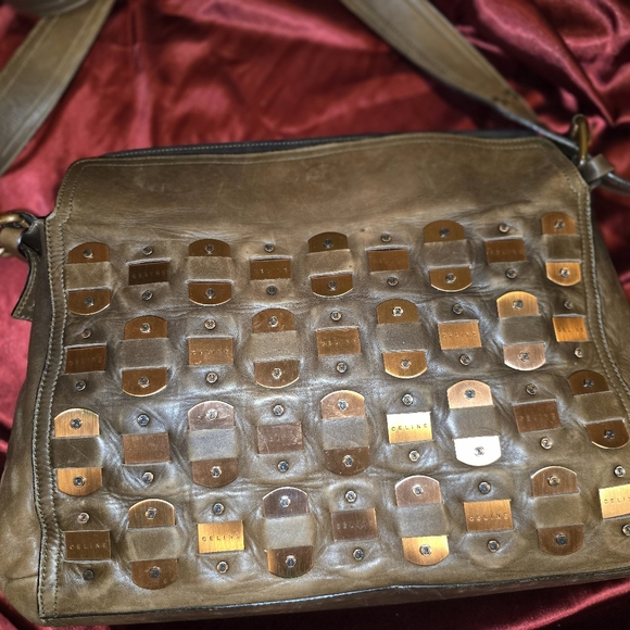 Celine Bag with Copper Colored Hardware-Messenger Style - Picture 10 of 13